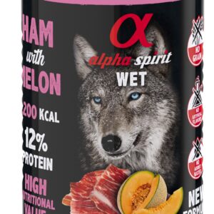 Alpha Spirit Dog Pouch Pate Jamon 100 g