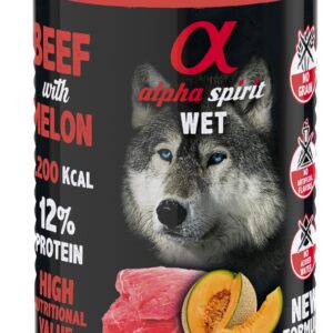 Alpha Spirit Dog Pouch Pate Ternera 100 g
