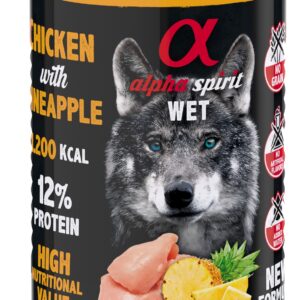 Alpha Spirit Dog Lata Pollo Con Piña 400 g