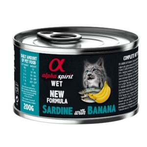 Alpha Spirit Cat Lata Humedo Protein Sardina 200 g