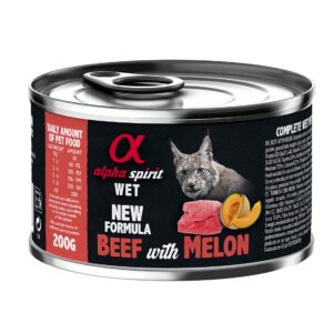 Alpha Spirit Cat Lata Humedo Protein Ternera 200 g