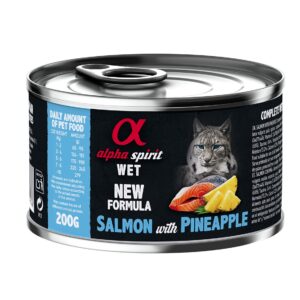 Alpha Spirit Cat Lata Humedo Protein Salmon 200 g
