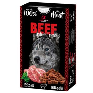 Alpha Spirit Snack Natural Perro Ternera 80 g