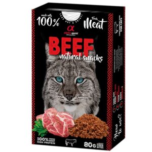 Alpha Spirit Snack Natural Gato Ternera 80 g