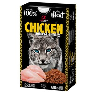 Alpha Spirit Snack Natural Gato Pollo 80 g