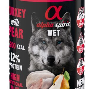 Alpha Spirit Dog Pouch Pavo 300 g