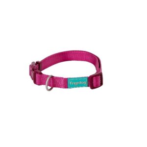 Collar Nylon Basic Granate 10X20-35 cm