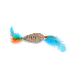 Juguete Cat Rascador Kraft Piña Plumero 15X3.5 cm