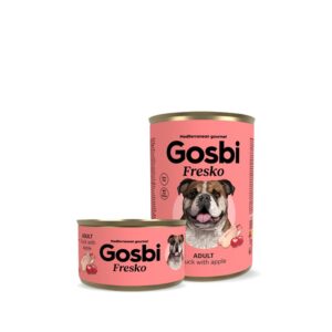 Gosbi Fresko Lata Dog Plaisirs Duck Y Apple Pato Con Manzana 150 g