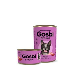 Gosbi Fresko Lata Dog Plaisirs Turkey Y Tuna Pavo Con Atun 150 g
