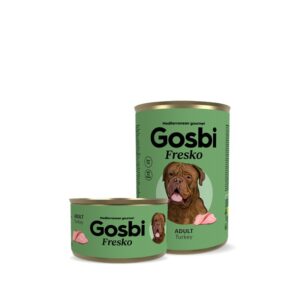 Gosbi Fresko Lata Dog Plaisirs Turkey Pavo 400 g