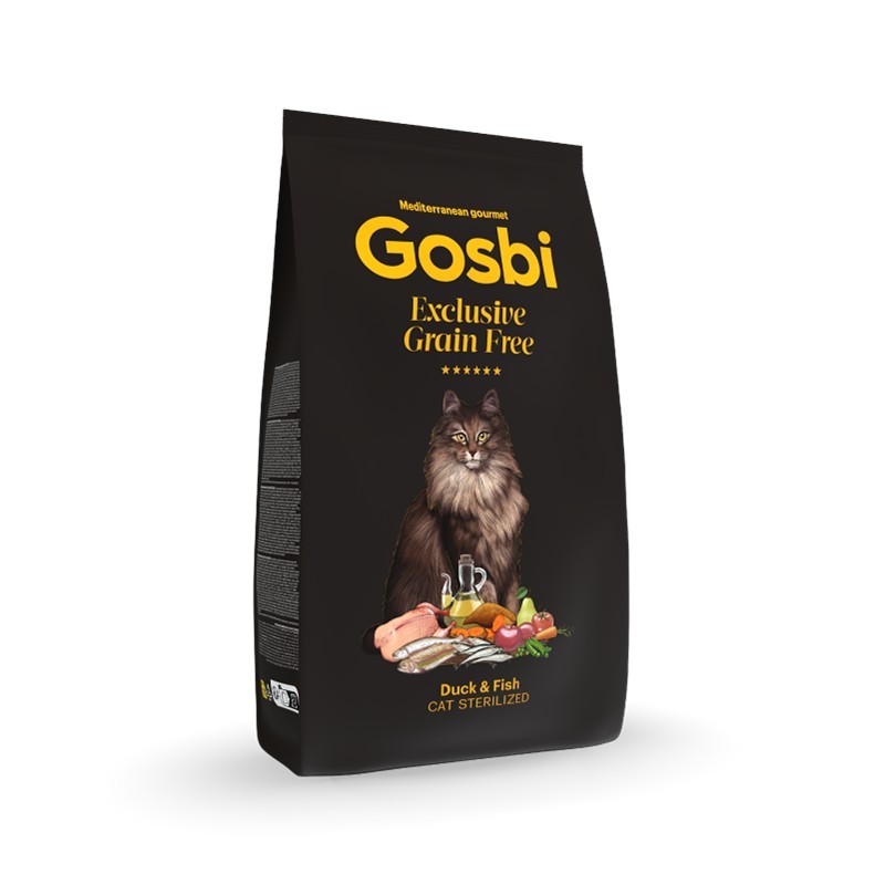 Gosbi Exclusive Grain Free Duck Y Fish Cat Sterilized 400 g