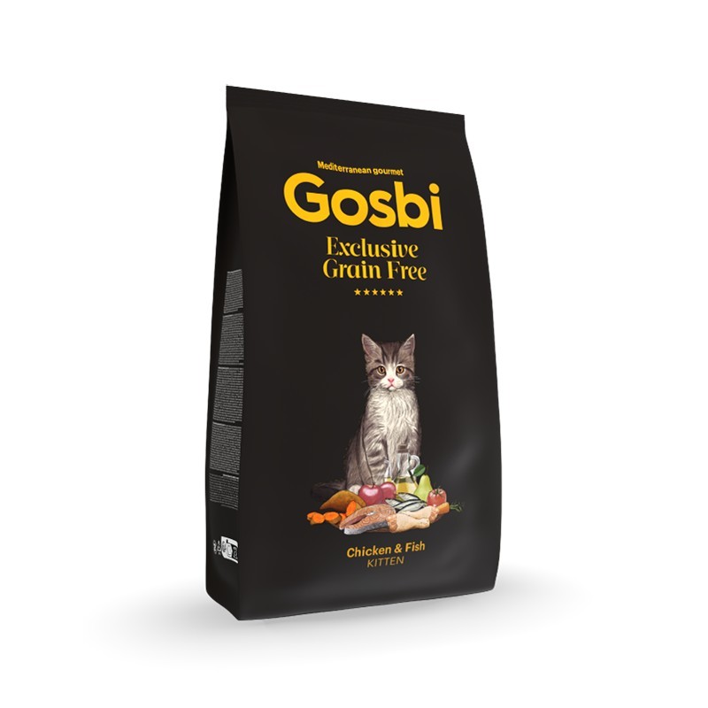 Gosbi Exclusive Grain Free Cat Chicken Y Fish Kitten 400 g