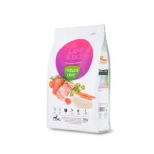Natura Diet Dog Adult Lamb Y Rice 3 kg