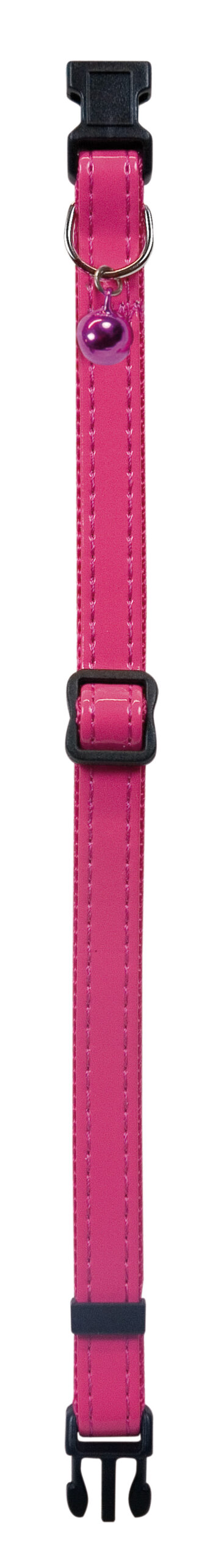Collar Gato Mac Leather Charol 10MMX20-33 cm