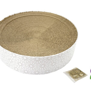 Rascador Ecoline Cama Carton Con Catnip 40X9.5 cm