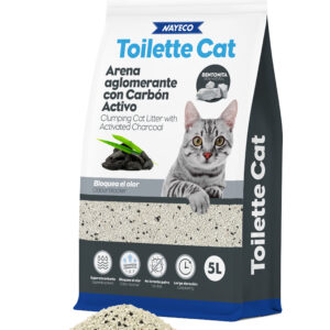 Arena Gato Aglomerante Bentonita Y Carbon Activo