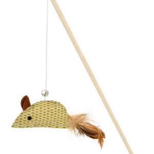Vara Con Raton Papirus Y Pluma 40 cm