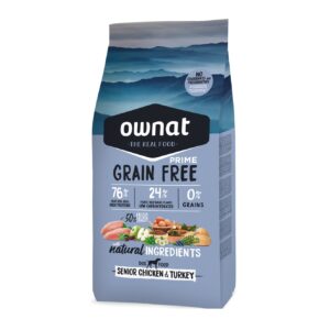 Ownat Prime Grain Free Senior Chicken Y Turkey 12 kg