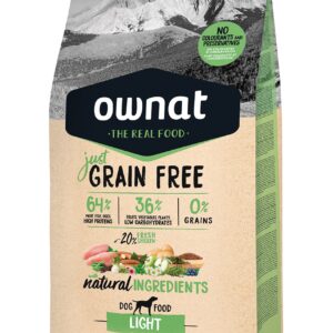 Ownat Just Grain Free Dog Adult Light 3 kg