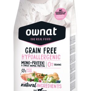 Ownat Grain Free Dog Hypoallergenic Mini Lamb 3 kg