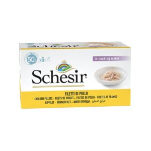 Schesir Lata Cat Al Agua Filetes Pollo 85 g