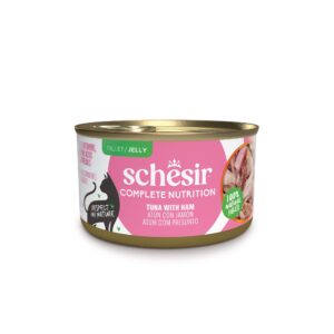 Schesir Lata Cat Gelatina Atun Y Jamon 85 g