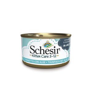 Schesir Lata Cat Gelatina Atun Y Aloe Kitten 85 g