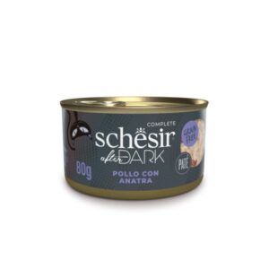 Schesir Cat Dark Pate Pollo Y Pato Lata 80 g